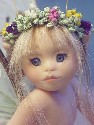 closeup of teacup fairy doll